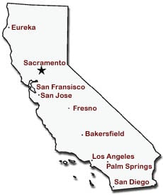California Assisted Living Facilities Map