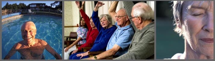 Senior Swimming, Assisted Living Community, Healthy Lifestyle in Colorado for Seniors