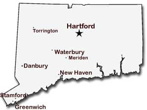 Connecticut Assisted Living Map