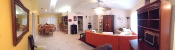 wide view of home's interior