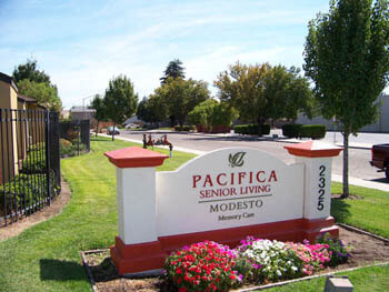 outside sign for facility