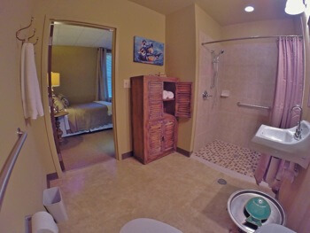 bathroom area