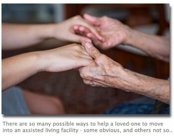 Helping a senior loved-one to move into an assisted living facility