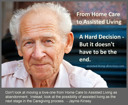 Home Care to Assisted Living senior