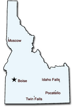 Idaho Assisted Living Map