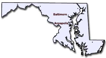 Maryland Assisted Living Map