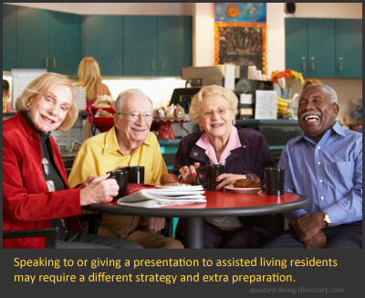 Speaking To Assisted Living Residents