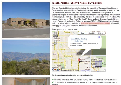 Cherry's Assisted Living Home in Tucson