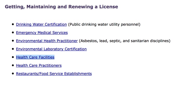 Getting and Maintaining a License