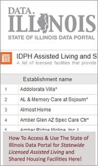 Illinois Data Portal for Assisted LIving
