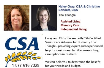 Senior Care Advisor Haley and Christine for Durham and The Triangle