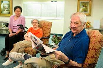 Seniors at the facility