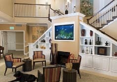 dining and social area