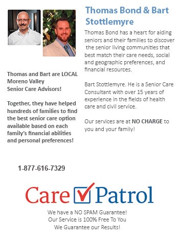 Senior Care Help for Moreno Valley
