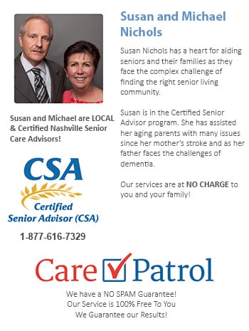 Senior Care Advisors Bob C. for Nashville
