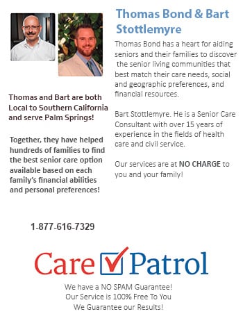 Senior Care Help for Palm Springs