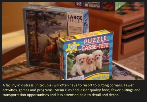 facility in distress examples