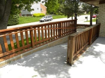 A beautiful ramp to the facility