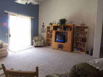 This living room is dedicated to our residents and seniors