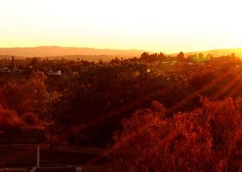 beautiful sunset of the Walnut Valley