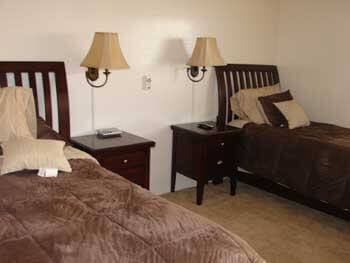 This is a dual-occupancy room at this assisted living facility