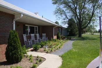 assisted living facility entrance