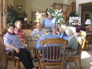 Autumn Springs - seniors lounging
