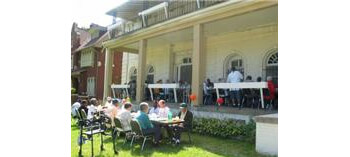 seniors having fun at the center