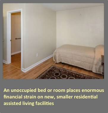 Empty Bed Assisted Living Home
