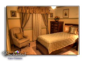 senior bedroom at assisted living