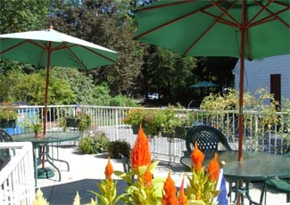 Grace Morgan House Assisted Living Patio