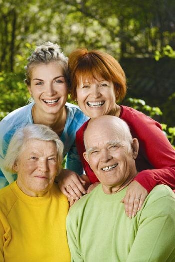 seniors and grandkids