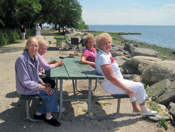 seniors having conversation