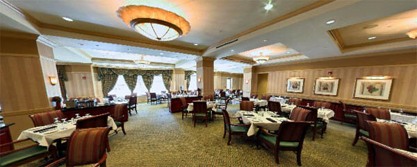 Heritage of Raleigh's grand dining room