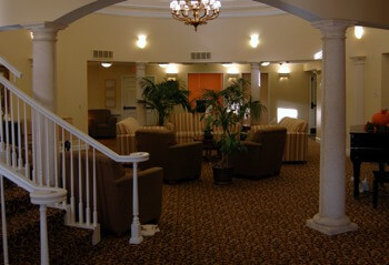 lobby and main area