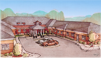 Hope Rendering Outside Exterior Assisted