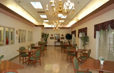 Lakeview Nursing hallway view