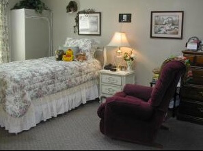 Marantha Village senior's bedroom