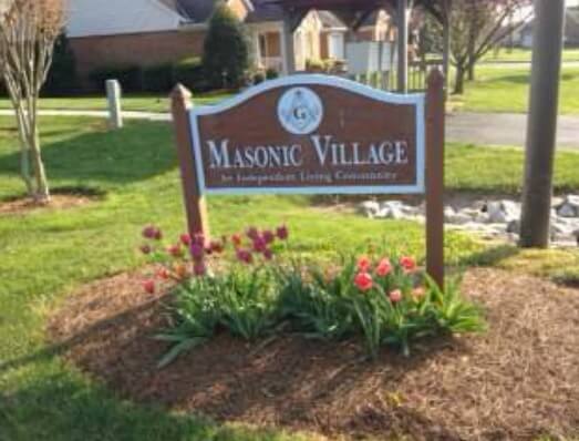 Masonic Home entryway