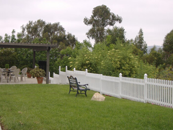 back yard of assisted living