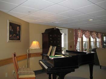 Piano room