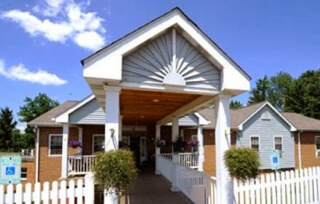 Norbert Assisted Living entrance view