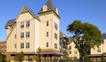 Norwood Crossing assisted living facility front photo