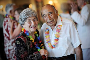 happy seniors at Oak Park Arms