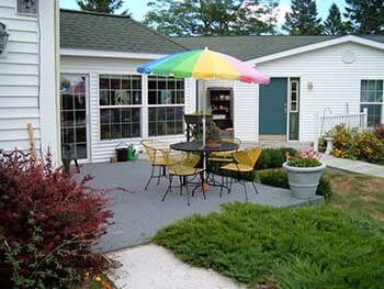 Patio area