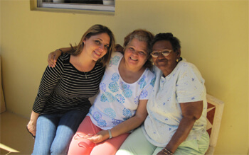 our family photo outside