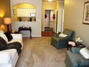 Senior apartment at Pacifica Chino Hills facility