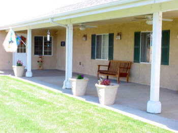 the exterior of the senior residences at the assisted living facility