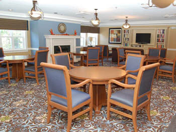 dining area for Pacifica's seniors