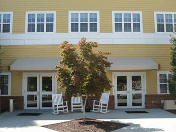 beautiful yellow exterior
